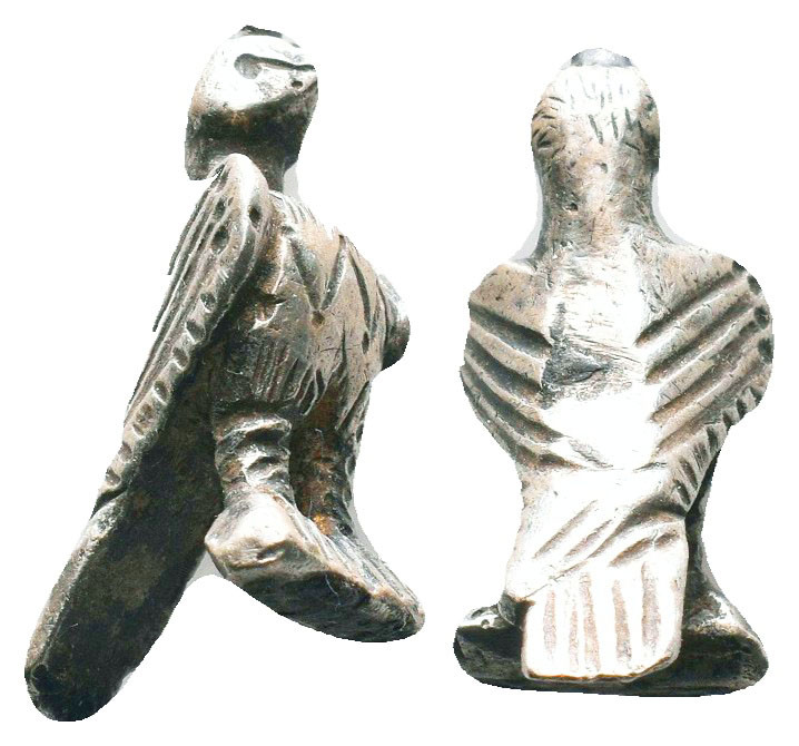 Ancient Roman Silver Legion Eagle Statue. c. 1st-2nd century AD.

Provenance: ...