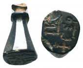 Byzantine Stamp Seal, circa 11th - 15th C. AD.


Condition: Very Fine




Weight: 9.0 gr
Diameter: 21 mm