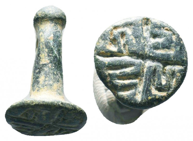 Ancient Stamp seal,

Condition: Very Fine




Weight: 8.9 gr
Diameter: 2...