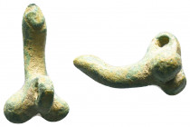 Ancient Roman Bronze Phallus Pendant!

Condition: Very Fine




Weight: 14.5 gr
Diameter: 33 mm