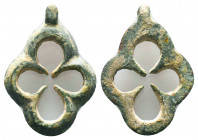 Byzantine open work floral pendant ,

Condition: Very Fine




Weight: 6.7 gr
Diameter: 32 mm