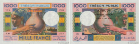 Country : AFARS AND ISSAS 
Face Value : 1000 Francs  
Date : (1974) 
Period/Province/Bank : Djibouti. Territoire Français des Afars et des Issas 
Cata...