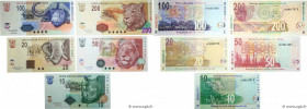 Country : SOUTH AFRICA 
Face Value : 10 au 200 Rand Lot 
Date : 2005 
Period/Province/Bank : South African Reserve Bank 
Catalogue reference : P.128 a...