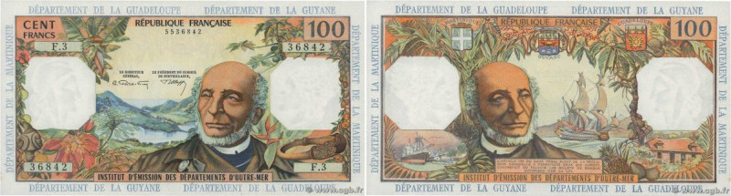 Country : FRENCH ANTILLES 
Face Value : 100 Francs  
Date : (1966) 
Period/Provi...