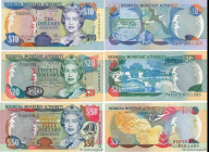 Country : BERMUDA 
Face Value : 10, 20 et 50 Dollars Petit numéro 
Date : 24 mai 2000 
Period/Province/Bank : Bermuda Monetary Authority 
Catalogue re...