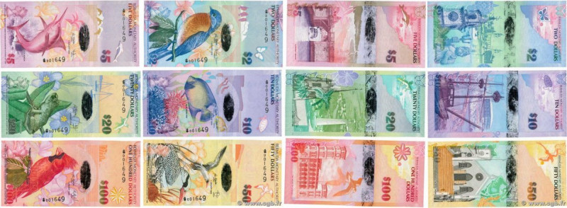 Country : BERMUDA 
Face Value : 2 au 100 Dollars Petit numéro 
Date : 01 janvier...