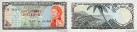 Country : CARIBBEAN  
Face Value : 100 Dollars  
Date : (1965) 
Period/Province/Bank : East Caribbean Currency Authority 
Catalogue reference : P.16f ...