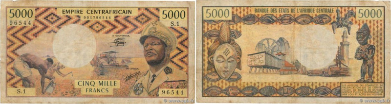 Country : CENTRAL AFRICAN REPUBLIC 
Face Value : 5000 Francs  
Date : (1979) 
Pe...