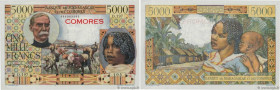 Country : COMOROS 
Face Value : 5000 Francs  
Date : (1963) 
Period/Province/Bank : Banque de Madagascar et des Comores 
Catalogue reference : P.6c 
A...