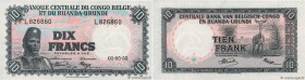 Country : BELGIAN CONGO 
Face Value : 10 Francs  
Date : 01 mai 1955 
Period/Province/Bank : Banque Centrale du Congo Belge et du Ruanda-Urundi 
Catal...