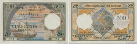Country : DJIBOUTI 
Face Value : 500 Francs  
Date : (1952) 
Period/Province/Bank : Trésor Public. Côte Française des Somalis 
Catalogue reference : P...