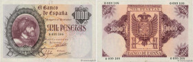 Country : SPAIN 
Face Value : 1000 Pesetas  
Date : 21 octobre 1940 
Period/Province/Bank : Banco de Espana 
Catalogue reference : P.125a 
Alphabet - ...