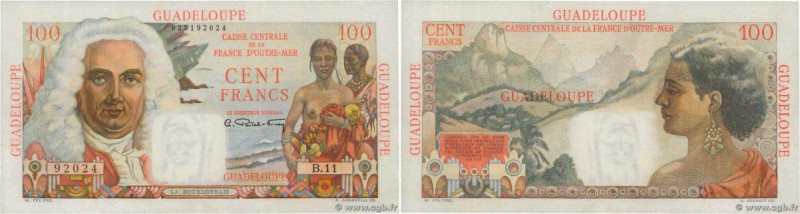 Country : GUADELOUPE 
Face Value : 100 Francs La Bourdonnais  
Date : (1946) 
Pe...