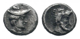 ASIA MINOR. Uncertain mint. 3rd-2nd Centuries BC.Draped bust of Hermes wearing petasos to right / Head of Herakles right, wearing lion skin.Good very ...
