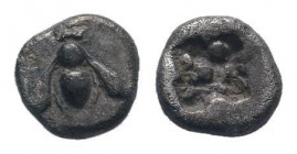 IONIA.Ephesos.Circa 550-500 BC.AR Obol. Bee / Incuse square punch.Karwiese Series V, 38.Fine.

Weight : 0.5 gr

Diameter : 7 mm