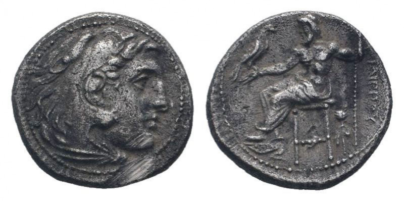 KINGS of MACEDON.Philip III. 323-280 BC. AR Drachm.

Weight : 4.1 gr

Diameter :...