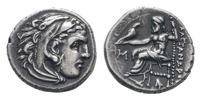 KINGS of MACEDON. Alexander III.The Great.336-323 BC. Abydos mint.AR Drachm.Head...