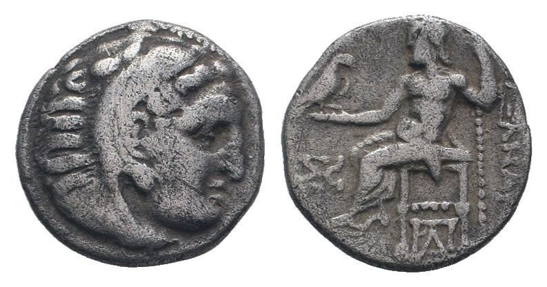 KINGS of MACEDON.Antigonos I.320-305 BC.Kolophon mint.AR Drachm. In the name and...