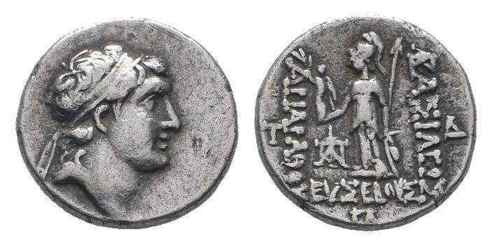 KINGS of CAPPADOCIA.Ariarathes V.Circa 163-130 BC. Eusebeia-Mazaca.AR Drachm.RY ...