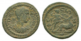 IONIA.Ephesus. Gordian III.238-244 AD.AE Bronze.ΑΥΤ Κ Μ ΑΝ ΓΟΡΔΙΑΝΟϹ, laureate, draped and cuirassed bust of Gordian III, ight / ƐΦƐϹΙΩΝ, Artemis stan...
