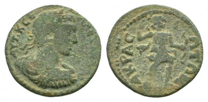 LYDIA. Acrasus.Severus Alexander.222-235 AD.AE Bronze.ΑΥΤ Κ ϹƐ ΑΛƐΞΑΝΔΡΟϹ, laure...