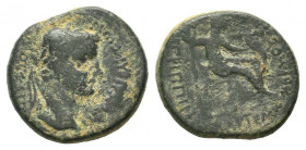 LYDIA.Philadelphia.Caligula.41-54 AD.AE Bronze.ΓΑΙΟϹ ΚΑΙϹΑΡ ΓƐΡΜΑΝΙΚΟϹ ΝƐΟΚΑΙϹΑΡƐWΝ, laureate head of Caligula, right / ΑΓΡΙΠΠΙΝΑΝ ΑΡΤƐΜWΝ ƐΡΜΟΓƐΝΟΥϹ,...