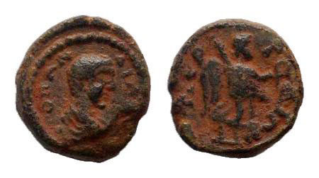 PAMPHYLIA.Perge. Diadumenianus. AD 218-218 AD.AE Bronze.ΟΠ ΑΝ ΔΙΑΔΟΥ, Laureate, ...