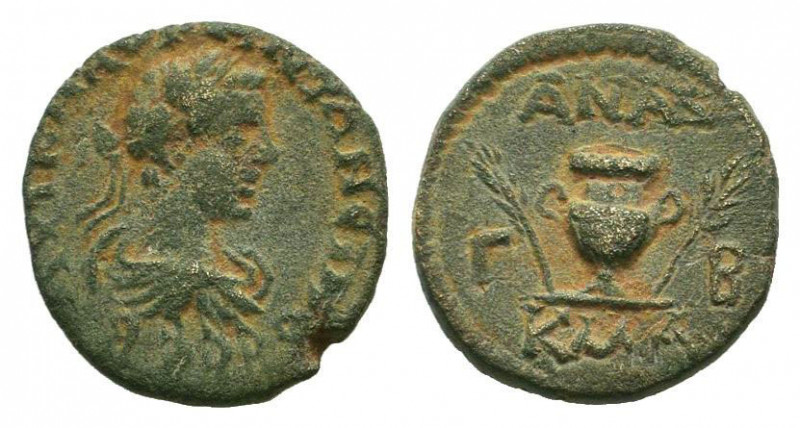 CILICIA. Anazarbus. Elagabalus.218-222 AD. AE Bronze. ΑVΤ Κ Μ ΑVP ΑΝΤΩΝЄΙΝΟϹ ϹЄΒ...