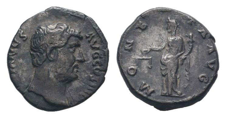 HADRIAN.117-138 AD.Rome mint.AR Denarius.HADRIANVS AVGVSTVS, laureate head right...