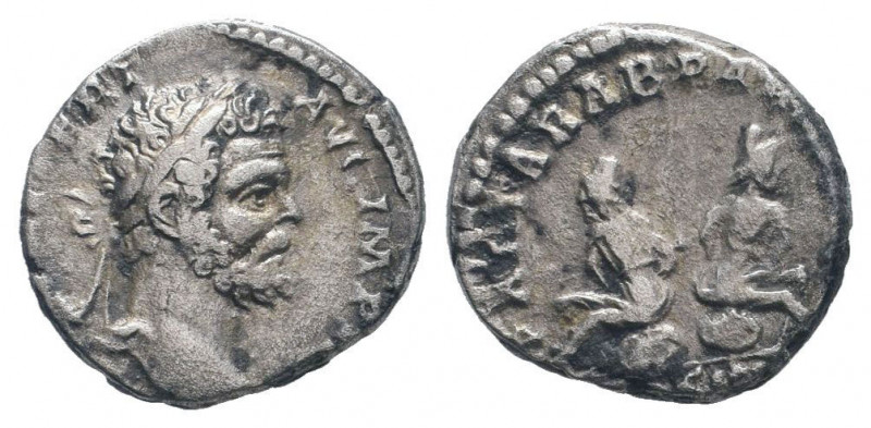 SEPTIMIUS SEVERUS.193-211 AD.Rome mint.AR Denarius.L SEPT SEV PERT AVG IMP V, he...
