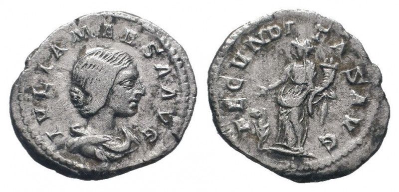 JULIA MAESA.218-222 AD.Rome mint. AR Denarius.IVLIA MAESA AVG, Bust of Julia Mae...