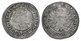 AUSTRIA. Holy Roman Empire.Leopold I.1658-1705 AD.AR 15 Kreuzer.Good very fine.

Weight : 2.9 gr

Diameter : 24 mm