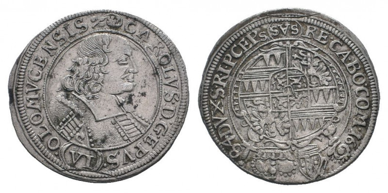 AUSTRIA.Bistum Karl II von Liechtenstein.1664-1695 AD.Kremsier.Good very fine.

...