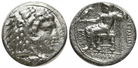 KINGS of MACEDON. Demetrios I Poliorketes. 306-283 BC. AR Tetradrachm (26,5mm, 16.49 g). In the name and types of Alexander III. Salamis mint. Struck ...