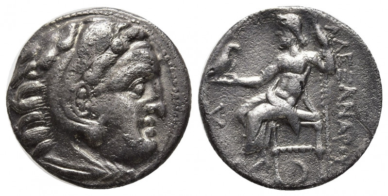 Kingdom of Macedon, Alexander III 'the Great' AR Drachm. Kolophon, circa 310-301...