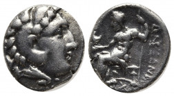 KINGS of MACEDON. Alexander III ‘the Great’, 336-323 BC. Drachm (Silver, 15mm, 3.79g), Susa, c. 325-320. Head of Herakles to right, wearing lion skin ...