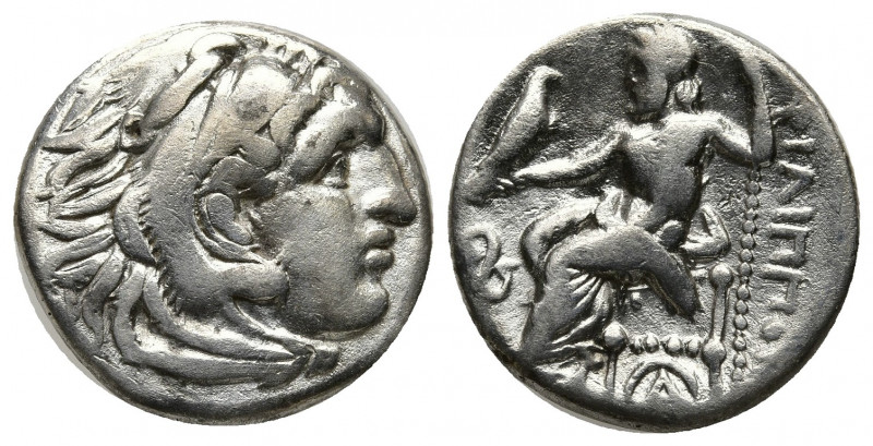 KINGS of MACEDON. Philip III Arrhidaios. 323-317 BC. AR Drachm (4.09 g, 17mm). L...