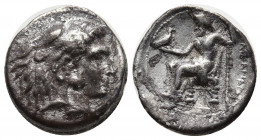 Kingdom of Macedon, temp. Philip III Arrhidaios - Lysimachos AR Drachm. In the name and types of Alexander III. Uncertain mint, Western Asia Minor(?),...