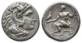 Kings of Macedon. Uncertain mint in Western Asia Minor. Time of Philip III - Lysimachos circa 323-280 BC. In the name and types of Alexander III
Drach...