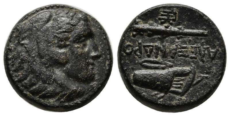 Macedonian Kingdom. Alexander III the Great. 336-323 B.C. AE 18 "unit" (17 mm, 6...