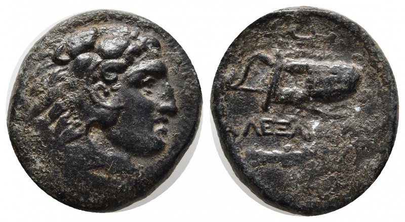 Macedonian Kingdom. Alexander III the Great. 336-323 B.C. AE 19 "unit" (19 mm, 5...