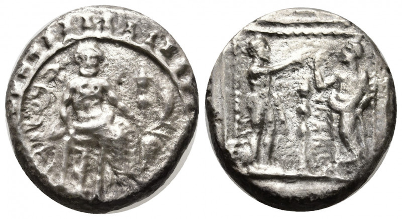 TARSOS, Cilicia. Datames, satrap 378-372 BC. Stater. AR 9,03g, 20mm. Baaltars, n...