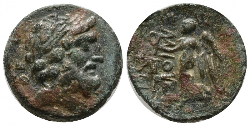 CILICIA. Elaioussa Sebaste. Ae (1st century BC). Obv: Laureate head of Zeus righ...