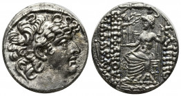 SYRIA, Seleucis and Pieria. Antioch. Aulus Gabinius, proconsul, 57-55 BC. Tetradrachm (Silver, 25 mm, 15.20), in the name and types of Philip I Philad...