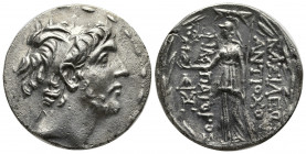 SELEUKID EMPIRE. Antiochos IX Eusebes Philopator (Kyzikenos). 114/3-95 BC. AR Tetradrachm (27,5mm, 15.41g). Uncertain mint in Cilica or Northern Syria...