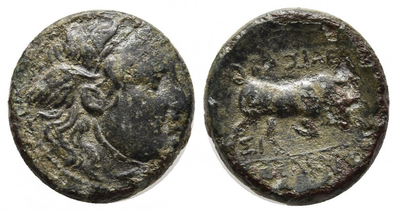 SELEUKID KINGS OF SYRIA. Seleukos I Nikator, 312-281 BC. AE (Bronze, 14 mm, 2.56...