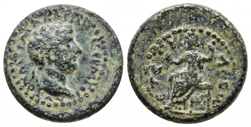 CAPPADOCIA. Tyana. Hadrian , 117-138. Hemiassarion (Bronze, 20 mm, 7.09 g), RY 5...