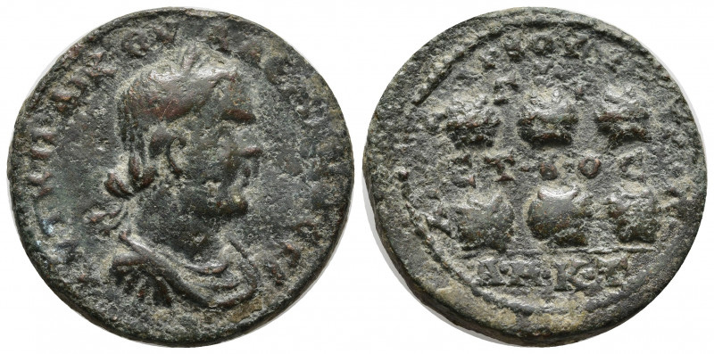 Valerian I Æ30 of Anazarbus, Cilicia. Dated CY 272 = AD 253/4. AVT K Π ΛIK OVAΛE...