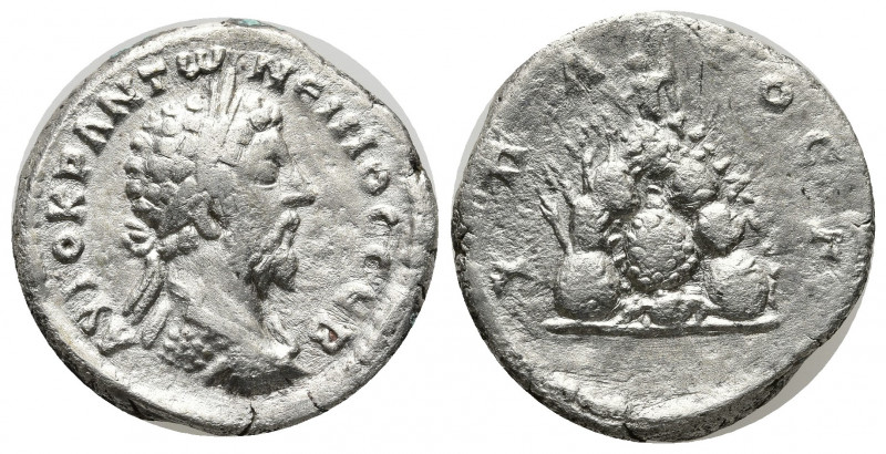 CAPPADOCIA. Caesarea. Marcus Aurelius (AD 161-180). AR didrachm (21mm, 6.82 g). ...