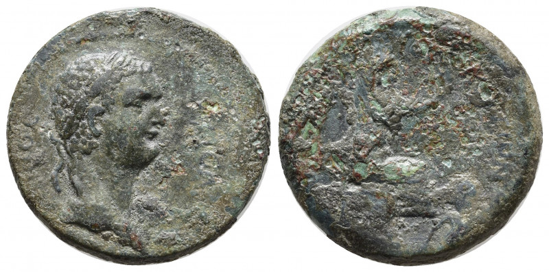 CILICIA. Flaviopolis-Flavias. Domitian, 81-96. (Bronze, 24 mm, 8.36 g), year 17 ...